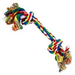 Cotton Flossin' Rope Bone Dog Toy