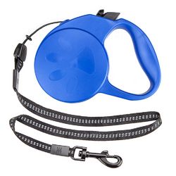 10-foot Blue Extra-Small Retractable Dog Leash