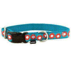 PetSafe Fido Finery Martingale Style Collar (3/4 Small, Teal My Heart)