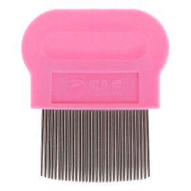 Pet Supplies Dogs Cats Grooming Dematting Tools Flea Combs Health Supplies -Pink