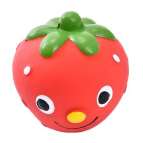 Creative Pet Chew Emulsion Toy Dog/ Puppy Sound Molar Toys-Strawberry