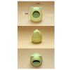 Pet Supplies Small Animals Habitat Decor Hamster House/Little Chinchilla Habitat/Ceramic Cottage 7.5x8CM (Green)