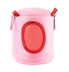 Cute Hamster Bed Small Pet Animals Bed Nest House, Habitat [Mini-Pink]