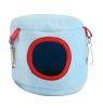 [Blue]Hamster Bed Small Pet Animals Bed Nest House, 4.3x4.3x3.9 inch