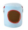 [Blue]Hamster Bed Small Pet Animals Bed Nest House, 6.3x6.3 inches