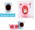 [Blue]Hamster Bed Small Pet Animals Bed Nest House, 6.3x6.3 inches