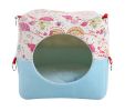 Hamster Bed Guinea Pig Bed Rabbit Cotton Nest House, Random Pattern-2