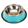 Stainless Steel Outdoors/Travel Feeding Tray Dog Bowl Cat Food Bowl, Blue