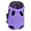 Outdoor Dog Carrier Pet Carriers Backpack Pet Bag Cat Travel Bag, Purple