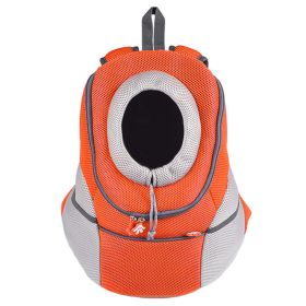 Outdoor Dog Carrier Pet Carriers Pet Bag Backpack Cat Bag Travel, Orange