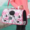 Portable Foldable Pet Carrier Dog Carrier Cat  Bag Tote Bag Outdoor, B