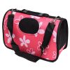 Portable Foldable Pet Carrier Dog Carrier Cat  Bag Tote Bags Outdoor, Flower