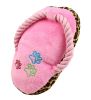 Creative Slipper Shaped Knot Rope Ball Chew Dog Puppy Toy Pet Chew Toy PINK