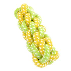 Set of 2 Cotton Knot Rope Dogs Toys Cudgel Style Pets Chew Toy 12x4 cm