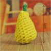 Set of 2 Pets Chew Toys for Dog Pear Pattern Knot Rope Toy 8.6 cm