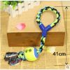 2 PCS Cotton Rope Ball Pet Chew Toys Teeth Cleaning Dogs Toy, Rondom Color