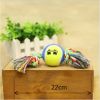 2 PCS Teeth Cleaning Toys for Dogs Tennis Ball Style Pets Chew Toy