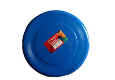 Large Dog Training Plastic Flying Disc for Dogs BLUE, Diam 23cm