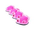 4 Pcs Hot Breathable Pet Dog Puppy Shoes Boots Dog Sandals ROSE, NO.3