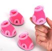 4 Pcs Hot Breathable Pet Dog Puppy Shoes Boots Dog Sandals ROSE, NO.3