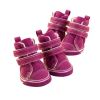 Pets Boots for Cats or Dogs Canvas Pet Shoes (Purple)