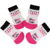 [PINK]Lovely Pets' Paw Protectors Cute Dogs' Socks 4PCs 2L(40*110cm)