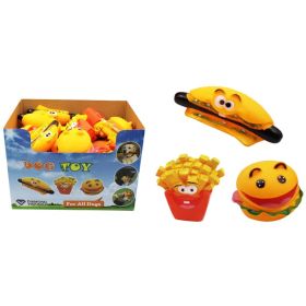 Food Squeaky Dog Toy Case Pack 36