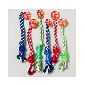 Rope/Rubber Tug Chew Toys Case Pack 84