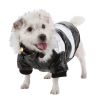 Fashion Striped Ultra-Plush Pet Parka Coat