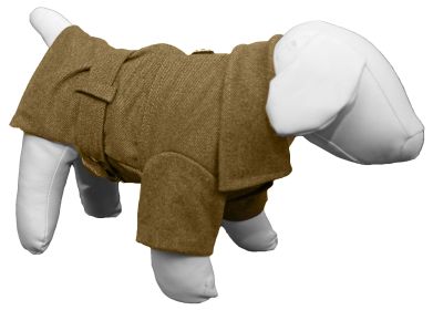 Galore Back-Buckled Fashion Wool Pet Coat (size: small)