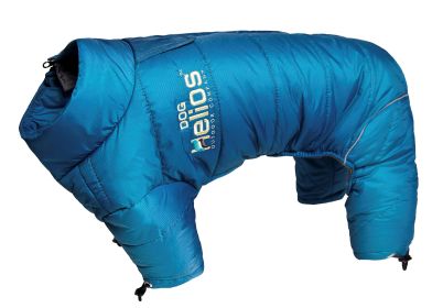 Helios Thunder-crackle Full-Body Waded-Plush Adjustable and 3M Reflective Dog Jacket (size: large)