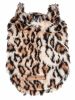 Pet Life  Luxe 'Lab-Pard' Dazzling Leopard Patterned Mink Fur Dog Coat Jacket