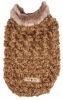 Pet Life  Luxe 'Furpaw' Shaggy Elegant Designer Dog Coat Jacket