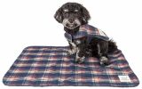 Touchdog  2-In-1 Tartan Plaided Dog Jacket With Matching Reversible Dog Mat