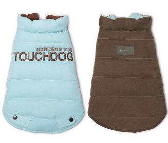Touchdog Waggin Swag Reversible Insulated Pet Coat (size: small)