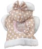 Polka-Dot Couture-Bow Pet Hoodie Sweater