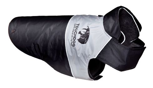 Touchdog Lightening-Shield Waterproof 2-in-1 Convertible Dog Jacket w/ Blackshark technology (size: X-Large)