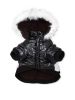 Fashion Striped Ultra-Plush Pet Parka Coat