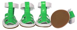 Buckle-Supportive Pvc Waterproof Pet Sandals Shoes - Set Of 4