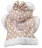 Polka-Dot Couture-Bow Pet Hoodie Sweater