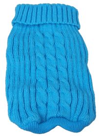 Heavy Cotton Rib-Collared Pet Sweater (size: X-Small)