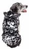 Pet Life  Luxe 'Paw Dropping' Designer Gray-Scale Tiger Pattern Mink Fur Dog Coat Jacket