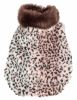 Pet Life  Luxe 'Furracious' Cheetah Patterned Mink Dog Coat Jacket