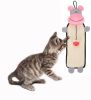 Pet Life 'Scrape-Away' Eco-Natural Sisal And Jute Hanging Carpet Cat Scratcher With Toy