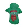 Pet Life LED Lighting Cool Santa Shades Hooded Sweater Pet Costume