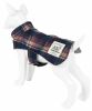 Touchdog  2-In-1 Tartan Plaided Dog Jacket With Matching Reversible Dog Mat