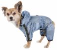 Dog Helios  'Torrential Shield' Waterproof Multi-Adjustable Full Bodied Pet Dog Windbreaker Raincoat